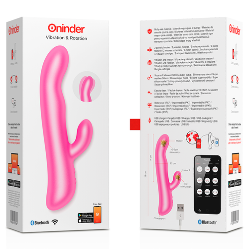 ONINDER - OSLO VIBRACIN Y ROTACIN ROSA - APP GRATUITA