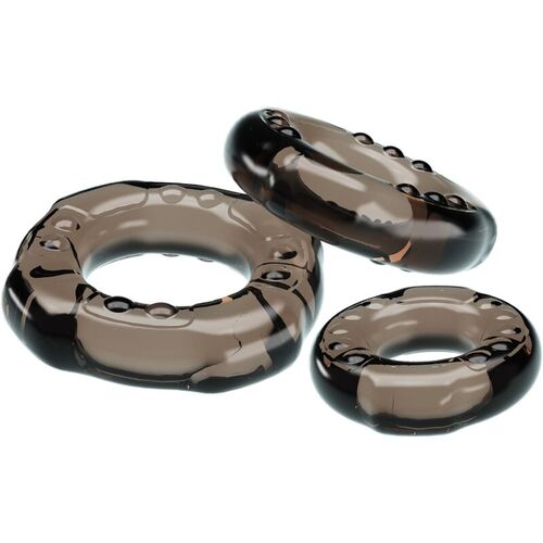 COCK RINGS YVONNE SET 3 ANILLOS PENE